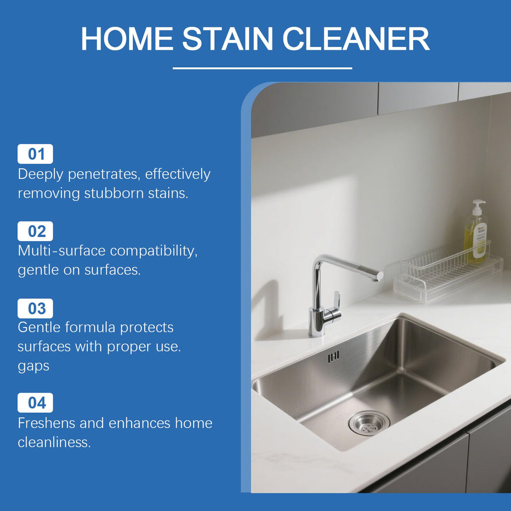 Home Stain Cleaner, Heavy Duty Mold & Bathroom Stain Remover with Brush