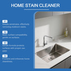 Home Stain Cleaner, Heavy Duty Mold & Bathroom Stain Remover with Brush