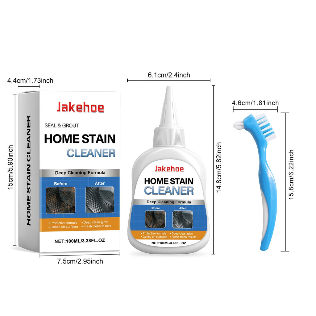 Home Stain Cleaner, Heavy Duty Mold & Bathroom Stain Remover with Brush