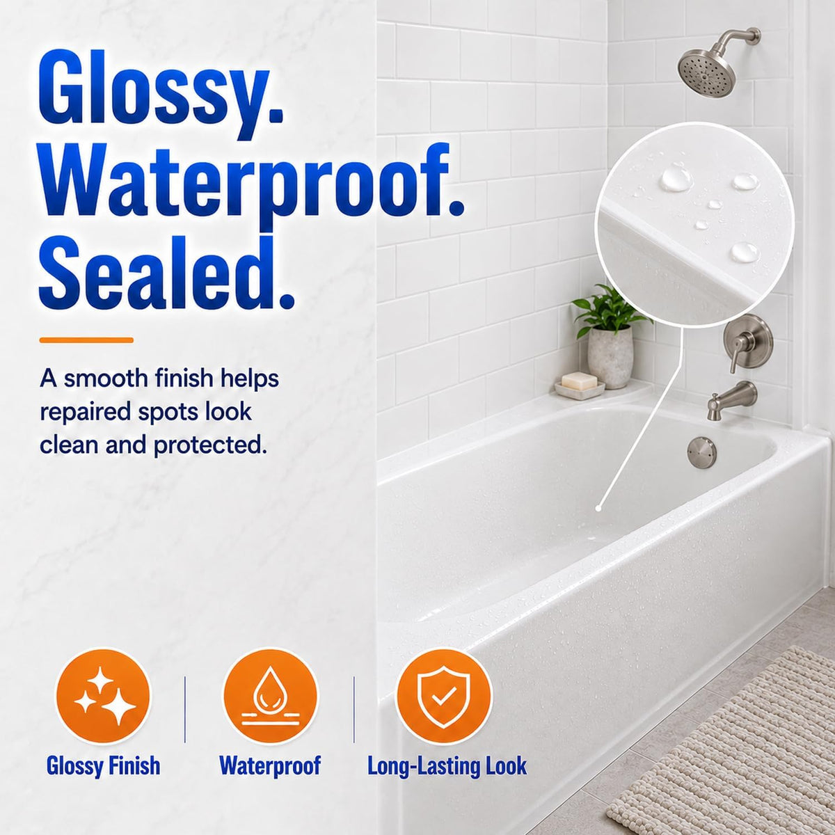 Tile repair kit - Acrylic sealant patching kit