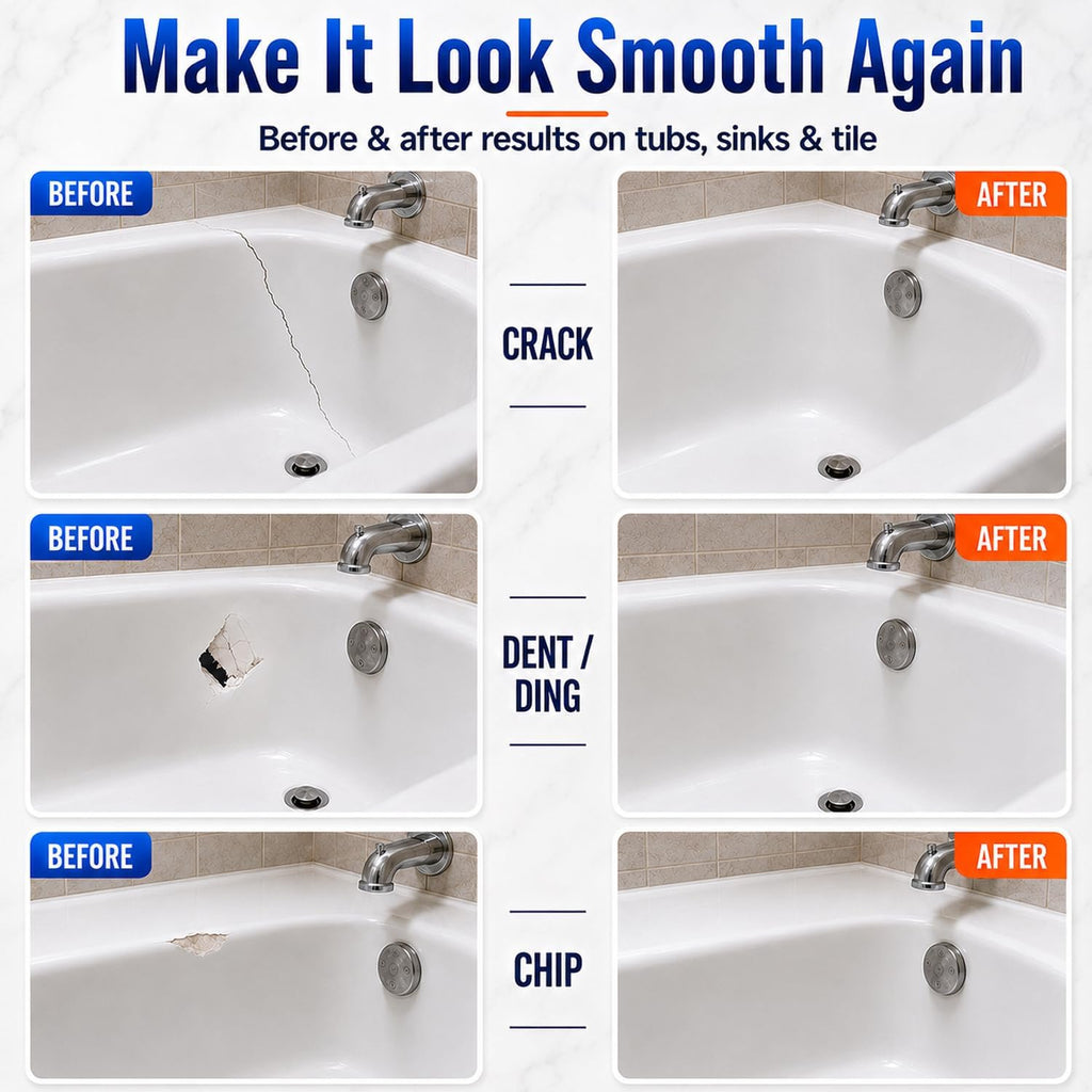 Tile repair kit - Acrylic sealant patching kit