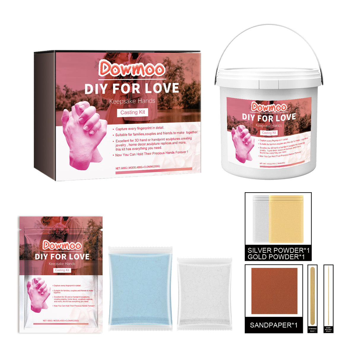 Hand Casting Kit - Couples, Wedding, Hand Mold