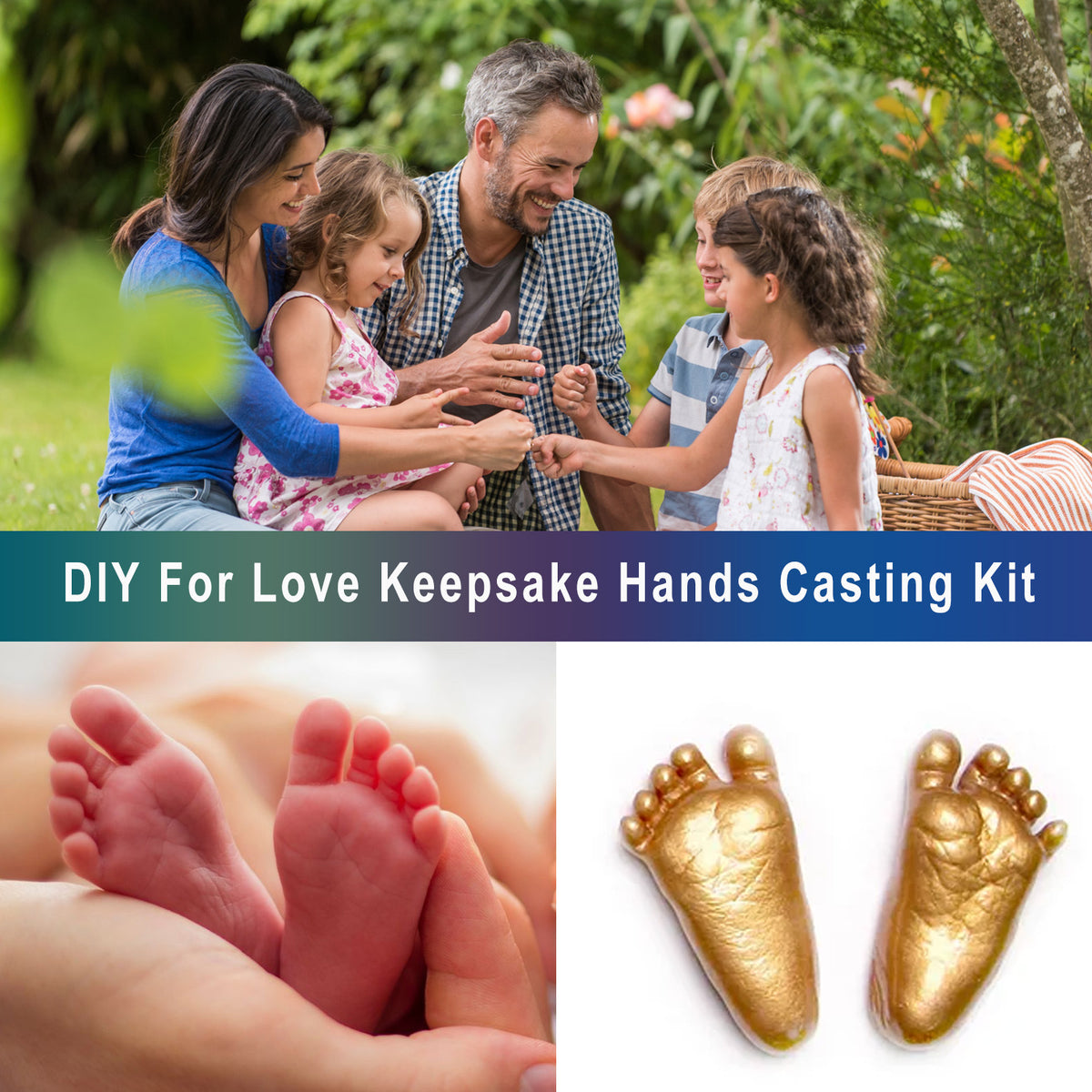 Hand Casting Kit - Couples, Wedding, Hand Mold