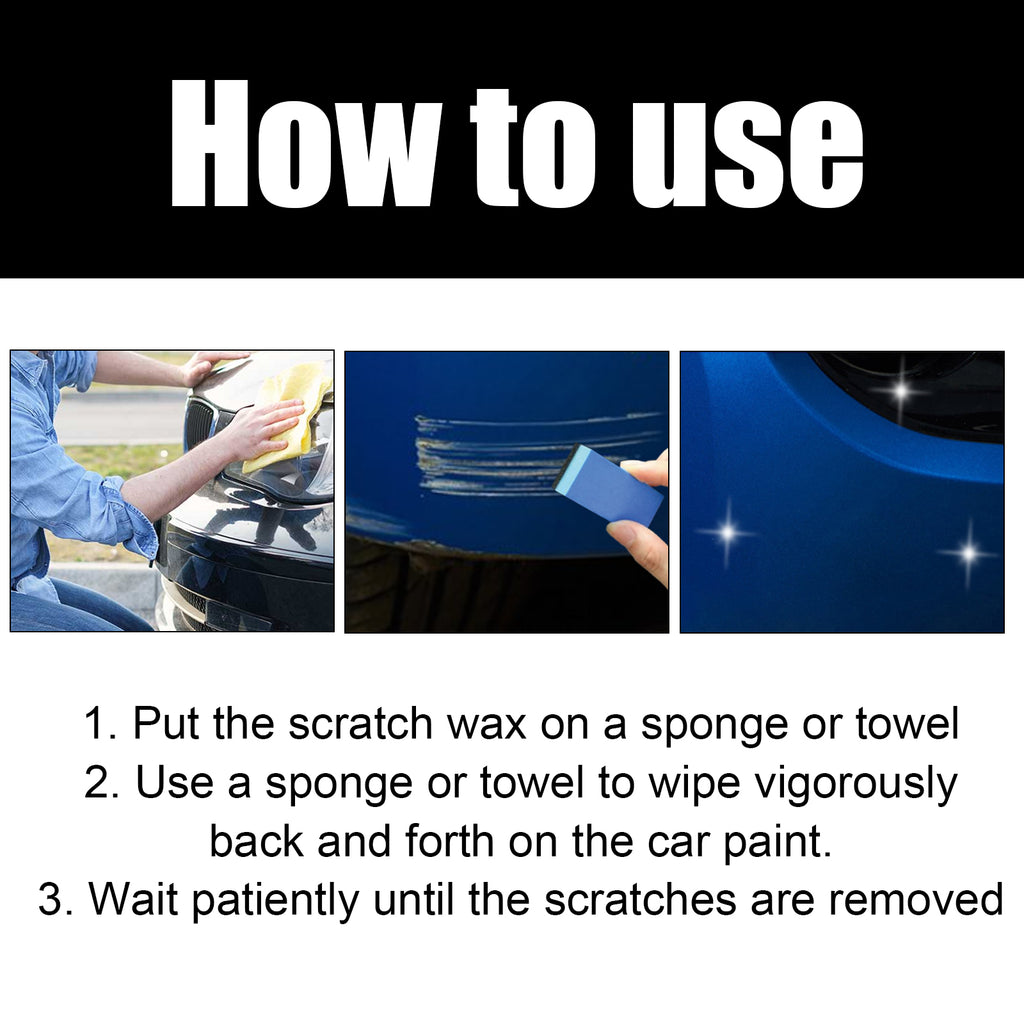 Car scratch repair wax - Car paint surface scratch, scrape and abrasion repair paste